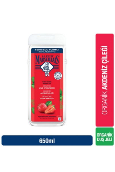 Le Petit Marseillais Shower Gel Mediterranean Strawberry 650 Ml-MFREYON00445