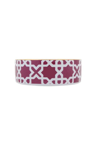Porland Morocco Pattern5 Fuchsia Bowl 18 Cm 04a P021503