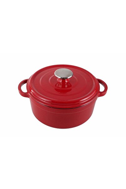 Porland Sapore Kırmızı Döküm Derin Tencere 24 Cm 04fst002569