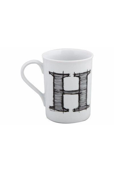 Porland Letter (H) Mug 285 Cc 04a P016103