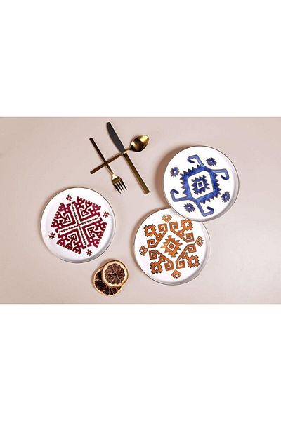 Porland Arabesque 6-Piece Cake Set 18 Cm 04alm007149