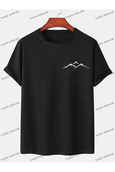 Korefanzin Tricou pentru bărbați cu model de munte CODE Trend Homme