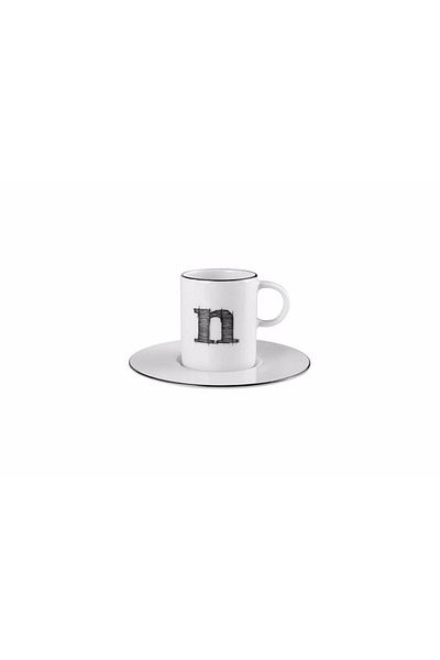 Porland 85 Cc Coffee Cup - with Letter (N) Plate, 04A P 021904