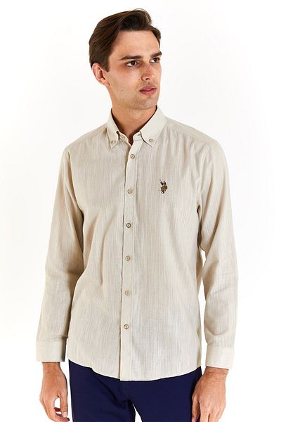 U.S. Polo Assn. Κανονικό ανδρικό πουκάμισο US Polo Assn50282588-VR049