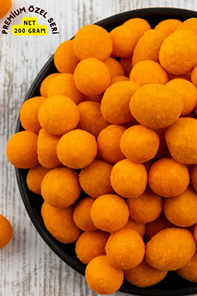 KAJUNUTS Premium Gurme Serisi Çıtır Soslu Cips Fıstık Baharatlı Yer Fıstıklı Turuncu Fıstıklı Çerez(Net200gr)