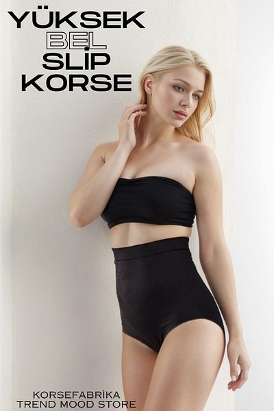 korsefabrika trend mood store CORSET SLIP CU TALIE ÎNALTĂ - CORSET SLIP