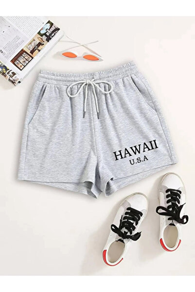 Machetta Жіночі шорти з принтом Гаваї з преміум-тканини для літа