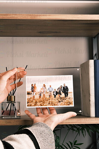 Pleksi Marketi Photo Frame with Plexi Miktanis --15x21cm--1 Piece--