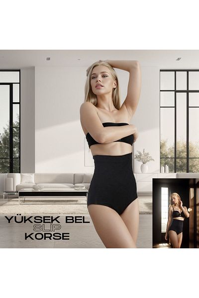 korsefabrika trend mood store CORSET SLIP CU TALIE ÎNALTĂ - CORSET SLIP