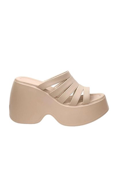 bescobel Women's Gehma Nut Strappy High Heel Platform Sandals 10 Cm DLG11
