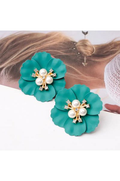 Purple Adv Spring Hema Turquoise Earrings