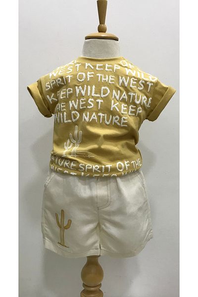Çikoby Baby Boy Wild Nature Shorts Suit