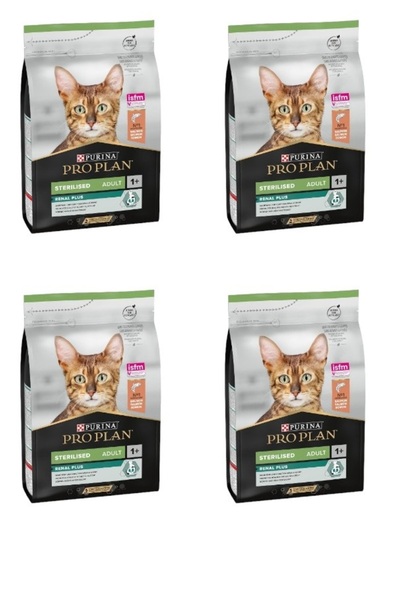 Pro Plan Pro Plan Sterilised Somonlu ve Ton Balıklı Kedi Maması 3 Kg 4'LÜ SET
