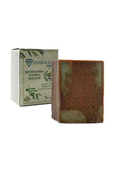 Anatolia Soap Laurel Aleppo Soap Mesopotamia 50% Organic Handmade Great Nourishing for Dry and Normal Hair