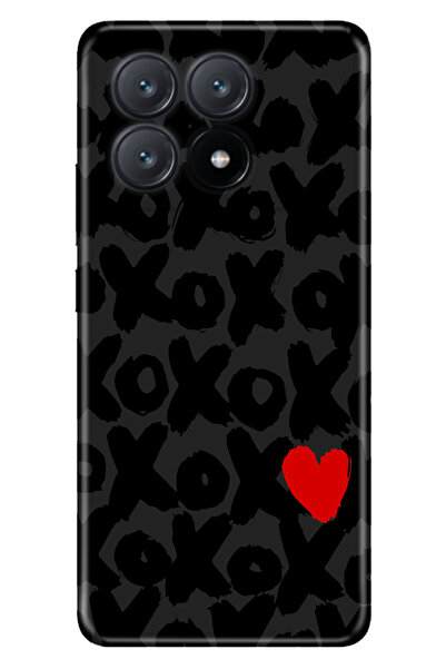 POCO X6 Pro 5G Uyumlu Kılıf Desenli Baskılı Silikon XOXO