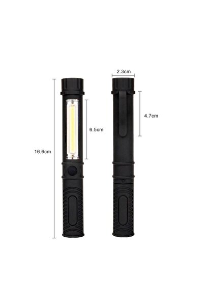 Tahtakale Dünyası Çok amaçlı mıknatıslı pilli el feneri tamirci feneri kamp f...