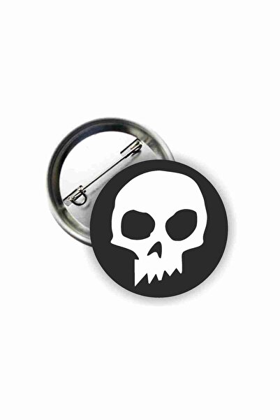 fırsatlar diyarı Skull Kurukafa Kafatası Y2K Grunge Style Buton Rozet