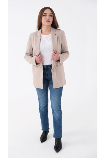 Blues Outlet JACHETA MARCA VISCOS FEMEI-CREM