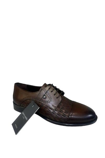Pierre Cardin PİERRE CARDİN 63575 Genuine Leather Neolite Sole Laser Patterned Men's Classic Shoes