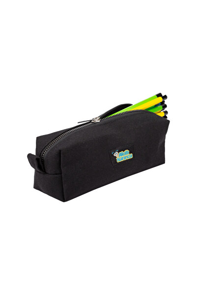 Akıllı Karınca Siyah Kalemlik Tek Gözlü Kumaş Kalemlik Siyah Kalemlik Sade Kalemlik Siyah Kumaş