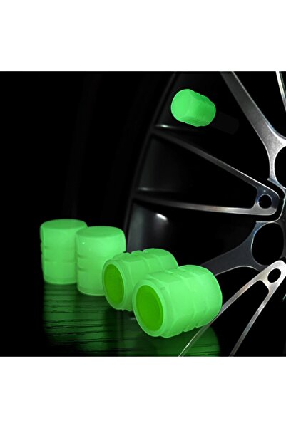 CeymSTecH süpersonic fosforlu ilgi çekici 4 adet araba lastik sibop vana kapa...