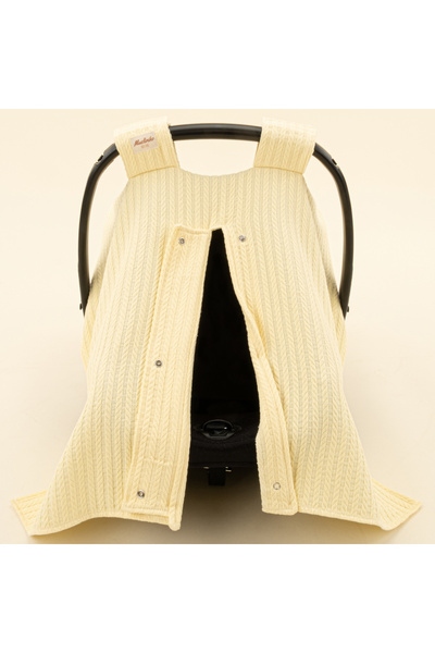 Yunikobaby Single Layer Stroller Cover - Yellow Knitted