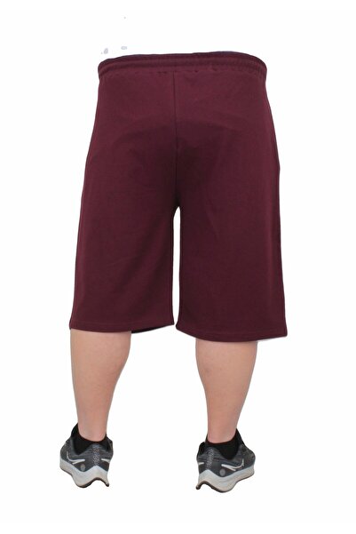 MocGrande Ανδρικό χτενισμένο βαμβακερό σορτς μεγάλου μεγέθους - Good Fight 24632 MURDUM