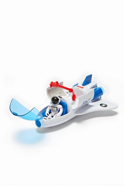 Apexma Sesli ve Işıklı Uzay Mekiği ve Astronot Seti - Uzay Aracı ve Astronotu