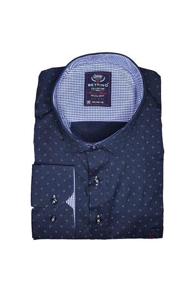 marufshop Ανδρικό μακρυμάνικο πουκάμισο Lycra κατάλληλο για μεγάλο μέγεθος 117 κιλών
