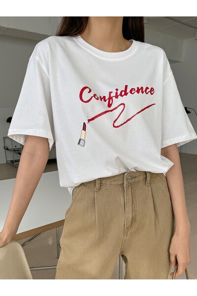 Jose Clothing Μπλουζάκι Unisex oversized με κοντό μανίκι με τύπωμα από οργανι...