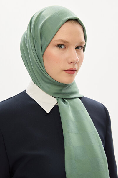 Mira İpek Jakarlı Şal Serisi (DAMA DESEN)