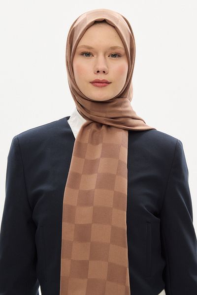 Mira İpek Σειρά Jacquard Σάλι (ΜΟΤΙΒΟ DAMA)
