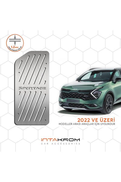 İntachrom Kia Sportage Krom Ayak Dinlendirme Pedalı 2022 ve Üzeri
