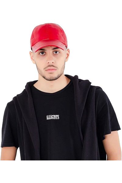 derikem Unisex 100% Genuine Leather Adjustable Hooded Hat