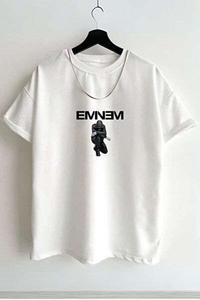 AEMİ Μπλουζάκι Unisex EMINEM Printed Oversize 100% Βαμβάκι