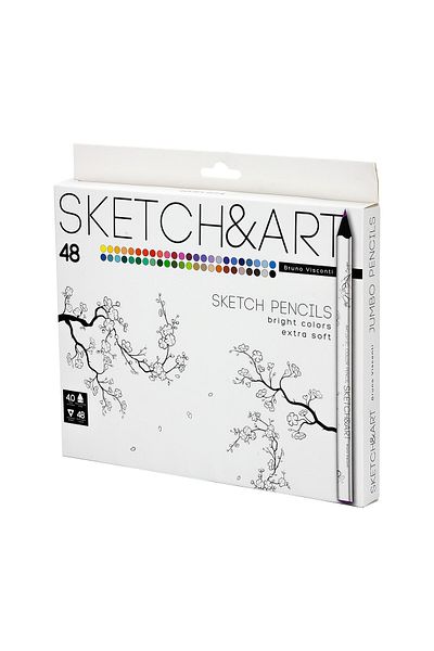sommeow Uludgshop (48 Colors) Paint Pen Professional Dry Visconti Sketch&Art New Gmzshop 1064743