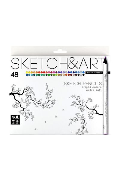 sommeow Uludgshop (48 Colors) Paint Pen Professional Dry Visconti Sketch&Art New Gmzshop 1064743