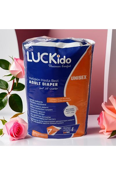 Satış Diyarı Large Size Adult Diapers Large Flexible Waistband Leak Proof Liquid Proof and Odor Prevention 7 Pieces