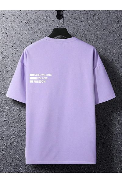 WOODROFFE Still Willing Printed Oversize Ανδρικό T-shirt Casual Boyfirend