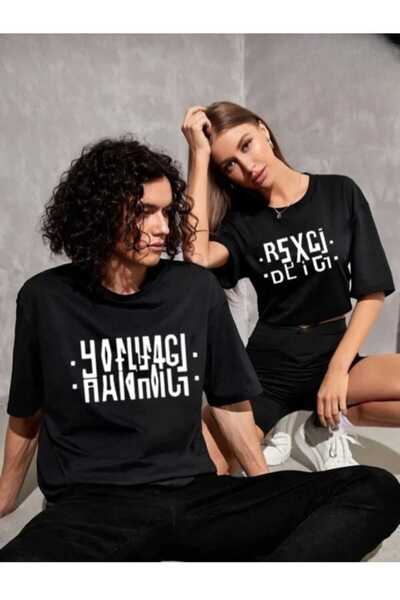 WOODROFFE Set de 2 Tricou Salas supradimensionat pentru femei, cu imprimeu Lo...