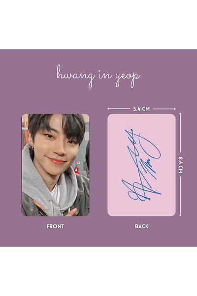 Kpop Dünyasi KDrama '' Hwang In-youp '' Photocards Set
