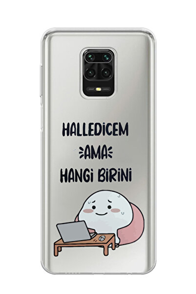 Magic Ring Redmi Note 9 Pro / 9s Uyumlu Halledicem Tasarımlı Şeffaf Telefon K...