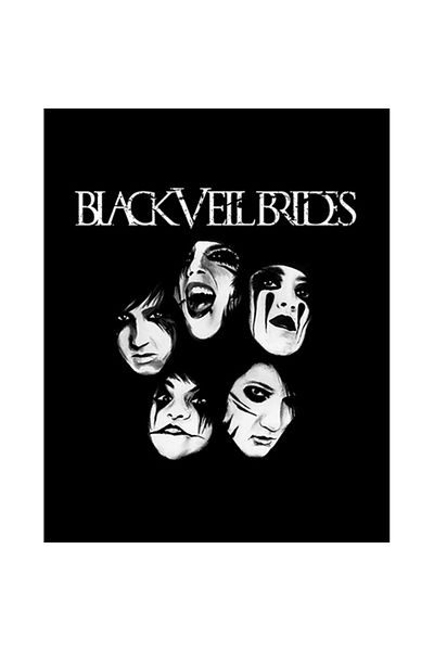 Z zepplin Black Veil Brides Group Patch mare pe spate