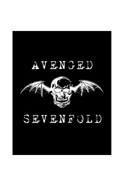 Z zepplin Avanged Sevenfold Skull Patch mare pentru spate