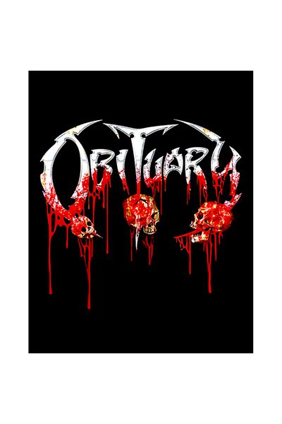 Z zepplin Obituary Blood Skull Patch mare pentru spate