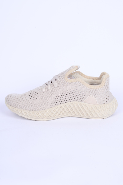 Pierre Cardin 30680 Fileli Rahat Taban Esnek Bej Günlük Kadın Spor Ayakkabı