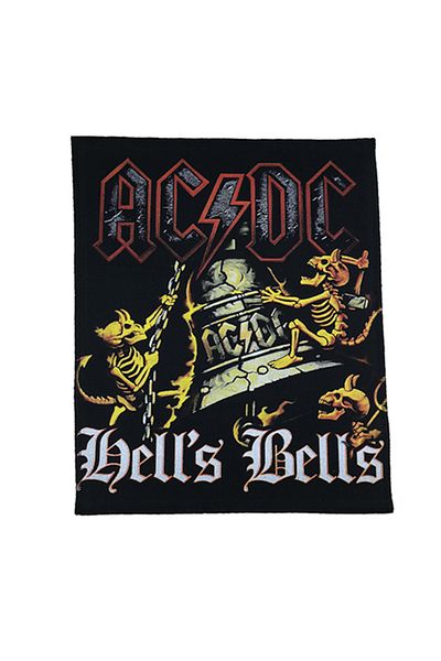 Z zepplin AC DC Hell Bells Patch mare pe spate