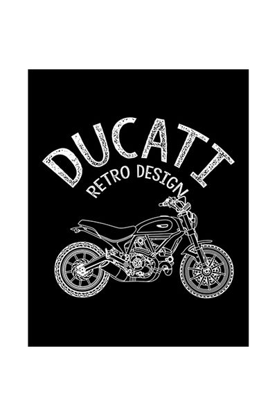 Z zepplin Ducati Retro Design Patch Patch mare pe spate