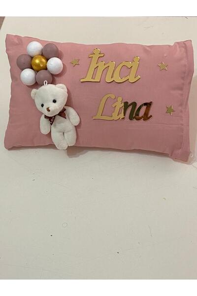 bebek atölyem El Işi 40*25 Cm Ebatında Bebek Takı Yastığı