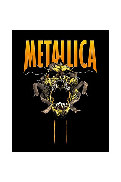 Z zepplin Metallica Skull Patch Patch mare pentru spate